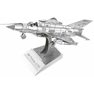 ASSEMBLAGE CONSTRUCTION Maquette 3D en métal : Avion de chasse - 26 pièces