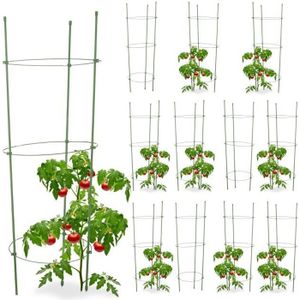 TUTEUR - LIEN - ATTACHE 12x Cage à tomates Tuteur plantes grimpantes, supp