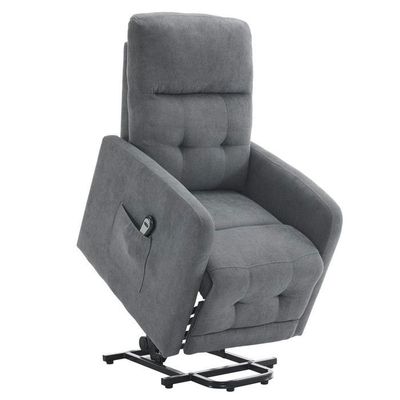 Sime Betty1 Fauteuil Releveur Relax Dispositif Médical Vibromassage Kit 4 Roues Siège à Micro-Ressorts Doux Résistant Aux Taches Fauteuil électrique Fauteuil Inclinable Brun