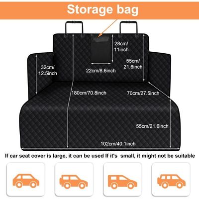 Housse Protection Coffre Voiture Impermeable Igadgitz Xtra Pour Chien - Universelle 155x104cm