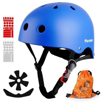 OUOU Casque De Vélo Enfant Visage Intégral/Ouvert Durable - Multi-Sport Skateboard, Cyclisme, Scooter - 3 à 12 Ans