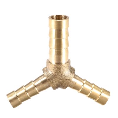 Adattatore per tubo flessibile in ottone con attacco dritto 10mm