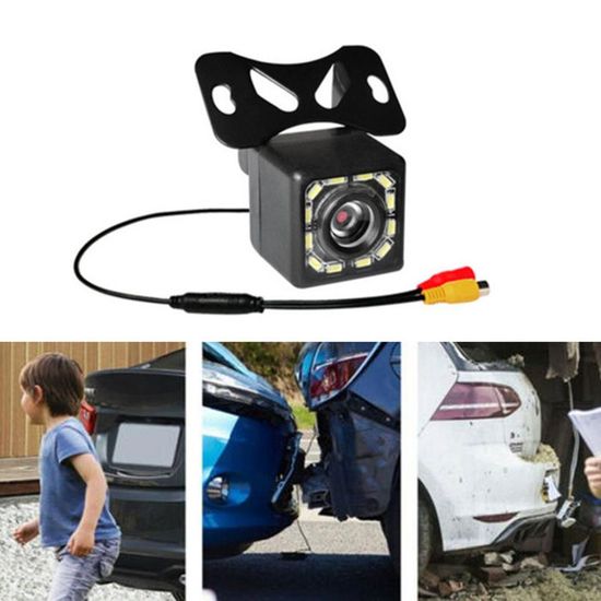 Caméra De Recul Voiture 8 LED Vision Nocturne - Angle 90-170° - Étanche IP68 - Neuf Areyourshop
