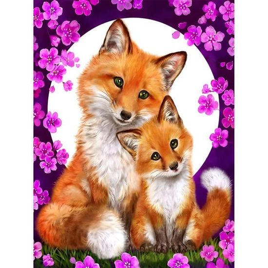 1 Ensemble De Bricolage De Peinture Diamant 5d, Oiseaux, Chiens