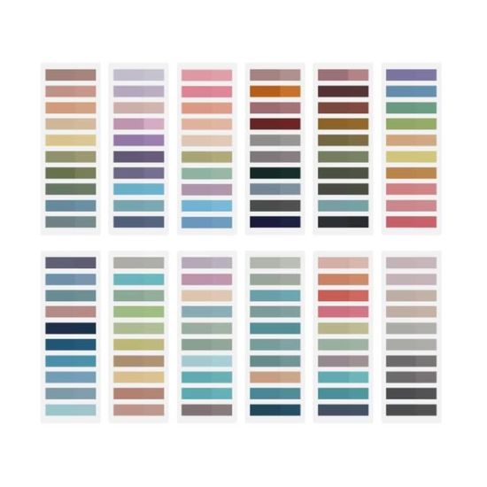 3600 Pièces Marque-Page Adhésif Multicolore Yooghuge – Onglets Index 5,5x1,5 Cm, 180 Couleurs Vives