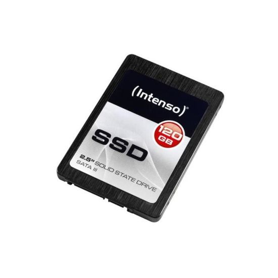 SSD - Intenso - 2.5 120Go SATA III - Haute performance - Résistant aux chocs - Silencieux