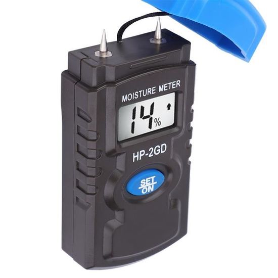 HURRISE Humidimètre Précision élevée d'appareil de contrôle de température d'humidité de Digital de mètre d'humidité en
