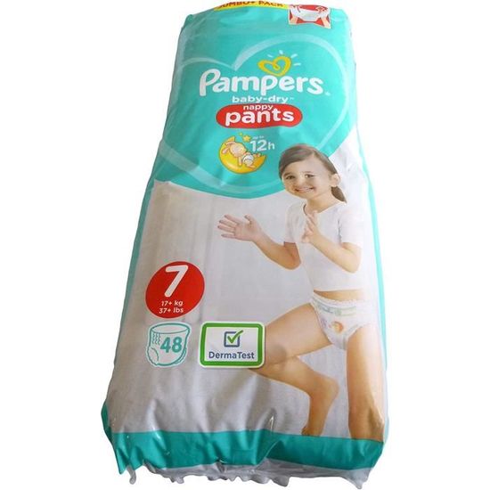 Prima Lot 25 Culottes De Nuit Bébé Maxi Taille 4 (9-15kg) - Protection 12 Heures