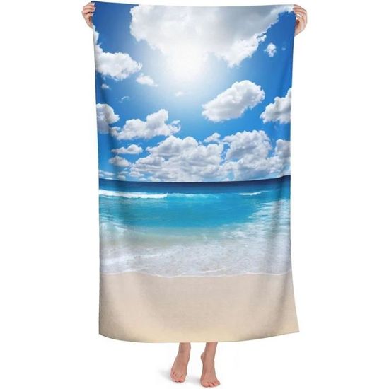 Serviette De Plage Modele Ocean Fisch