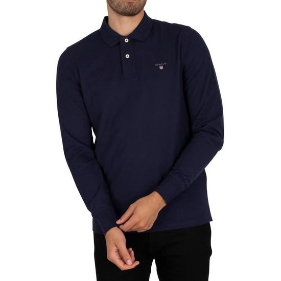 GANT Pour des hommes Polo manches longues en piqu original