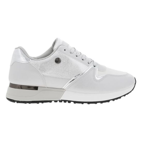 Baskets talon compens bas Les Petites Bombes Gris Femme