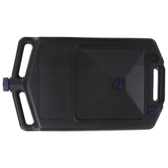 Bac Récupérateur D'huile Usagée 8 Litres WilTec - Plastique PE, Dimensions 59x33x10.5 Cm