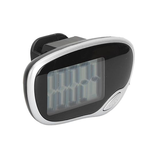 Podomètre Numérique Avec Grand écran 55 Mm - Compteur De Pas, Distance, Calories - Clip Ceinture