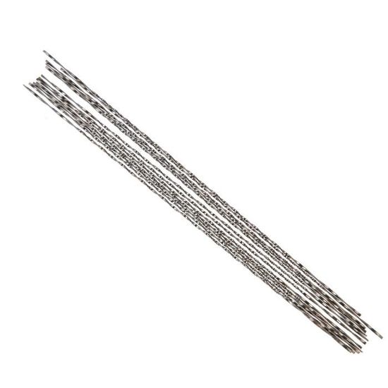 12 Lames Scie à Chantourner VooGenzek #4 - Dents Spirale - Pour Bois, Métal, DIY