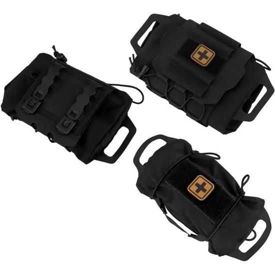 Brandit - Pochette de premiers secours Molle Grand sac Molle - Zwart | bol