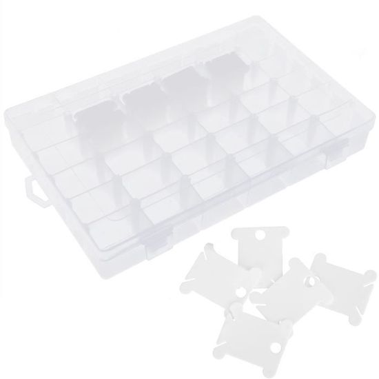 200 Bobines De Fil à Broder En Carton : Rangement Du Fil