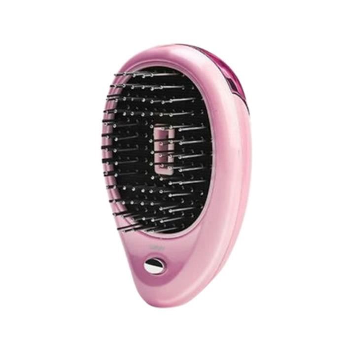 Mini brosse à cheveux ionique électrique portable à emporter Mini brosse à cheveux ionique Massage peigne petit HFZ81010453PK