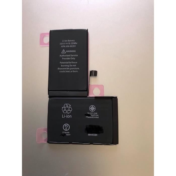Batterie iPhone X avec double face
