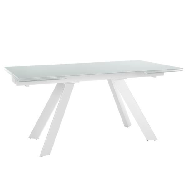 Table à manger extensible sukken blanche Multicolor