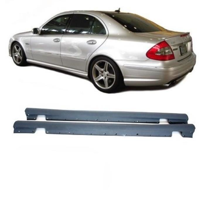Jupes latérales pour Mercedes Classe E W211 03-09 AMG Design Polypropylène