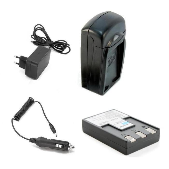 Batterie pour Appareil photo Canon Digital ixus 400 pack + chargeur type nb-1l, nb-1lh - 3.7v - 920mah