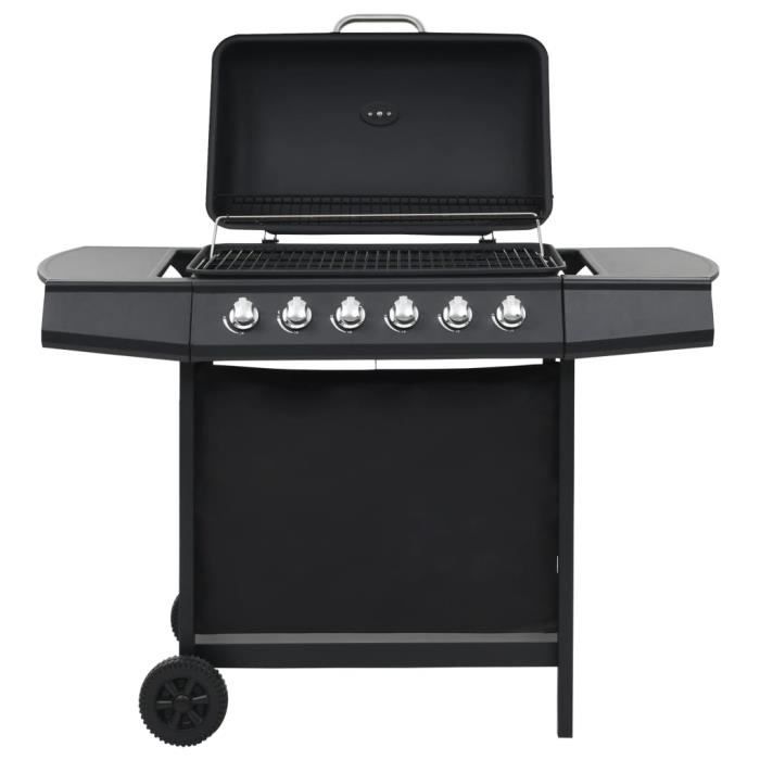 Jardin🤥Haute qualité- Barbecue au gaz avec 6 zones de cuisson - BARBECUE au gaz Terrasse Jardin Style Contemporain -cuisine e4370