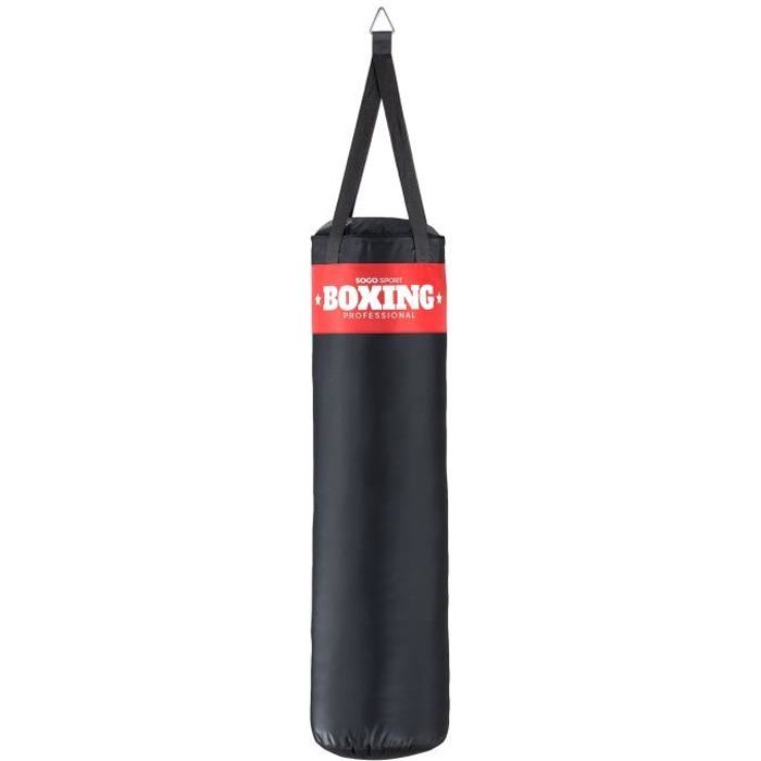 SOGO Sport Sac de frappe rembourre boxe punch bag kickboxing Arts Martiaux [XL env. 105x30cm]
