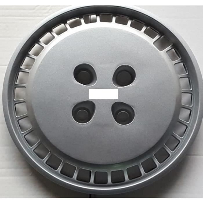 AUTOFORNITURE ITALIA Set 4 Enjoliveurs 13 - Logo Gris