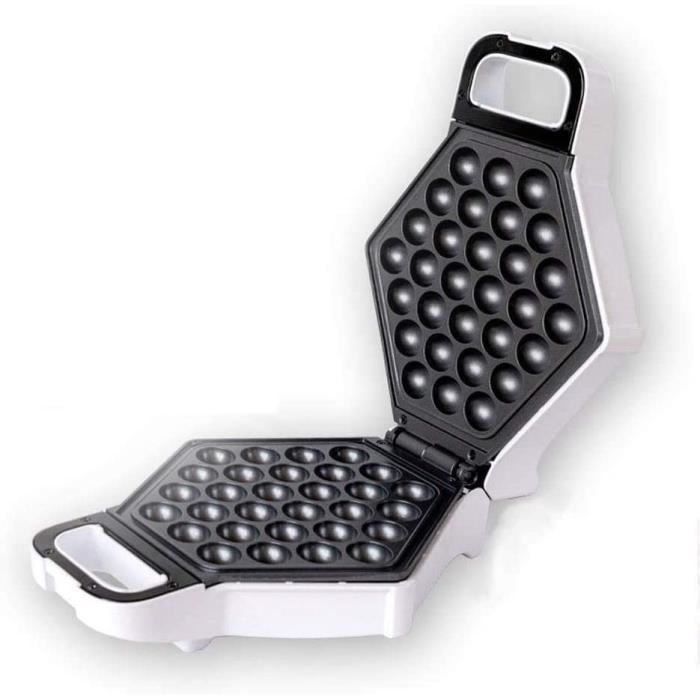 GAUFRIER Bubble Gaufrier Professionnel Eacutelectrique Rotation en Acier Inoxydable CuisineGrilFour Antiadheacutesif pour Cuisso246