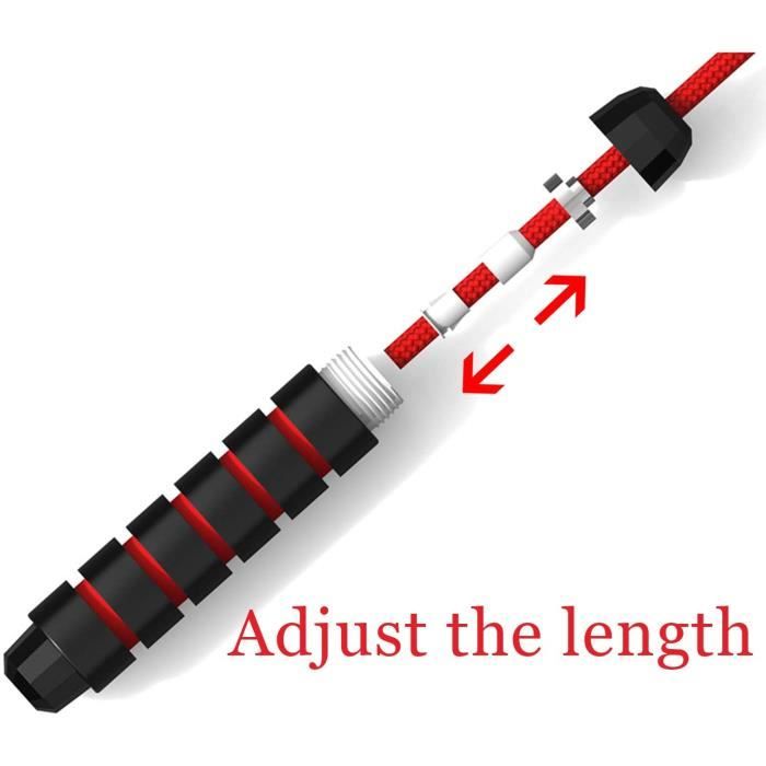 Lucakely Corde agrave Sauter, Jump Skipping Rope, Roulements agrave Billes en Speed Rope pour Poids Musculation Femme Homme Fitn