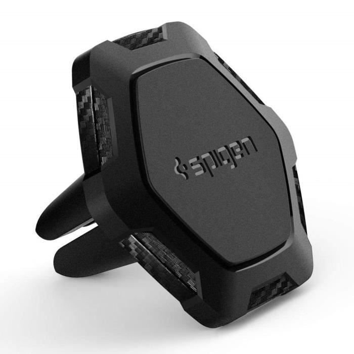 Spigen® Support Voiture Magnétique pour Grille d'aération Support Téléphone Voiture Universel pour iPhone X/8/7 Samsung Galaxy S9/S8
