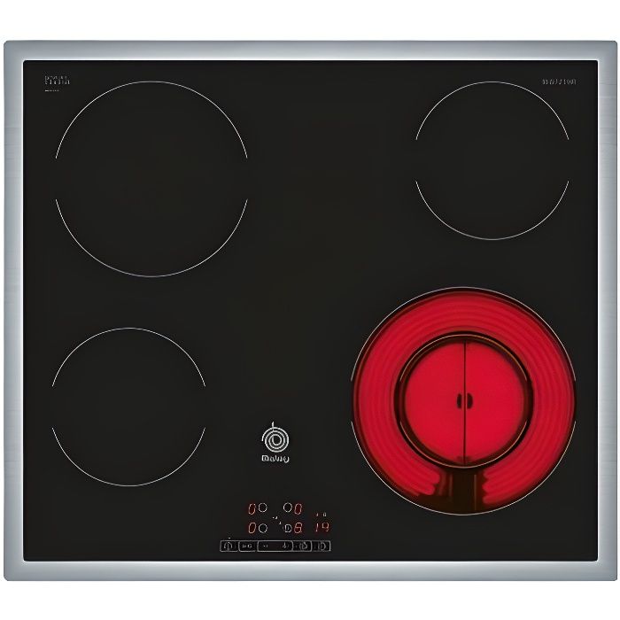 Plaques vitro-céramiques Balay 60 cm 6600W Noir Acie