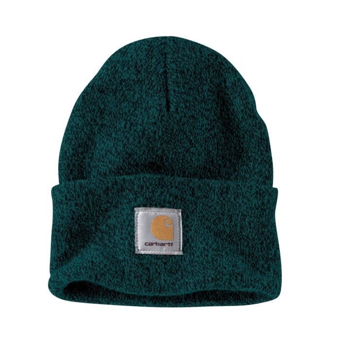 Carhartt - Work in Progress Acrylic Watch Bonnet Homme Hunter Green/Black - (Taille unique)