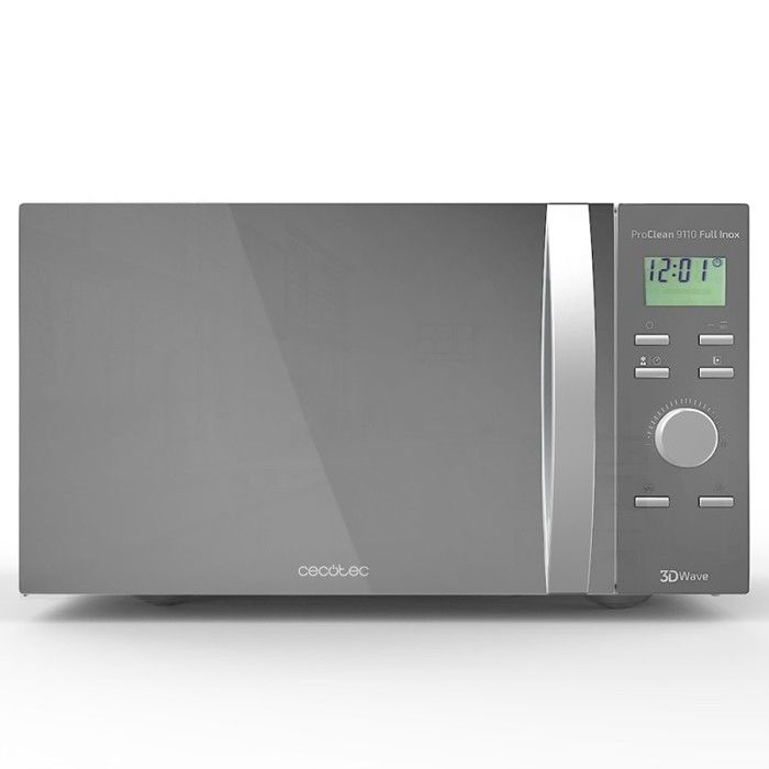 Cecotec Micro-ondes Gril ProClean 9110. Capacité d’30 L, Revêtement Ready2Clean, 1000 W de Puissance, Gril 1000 W, 5 Niveaux de Fonc