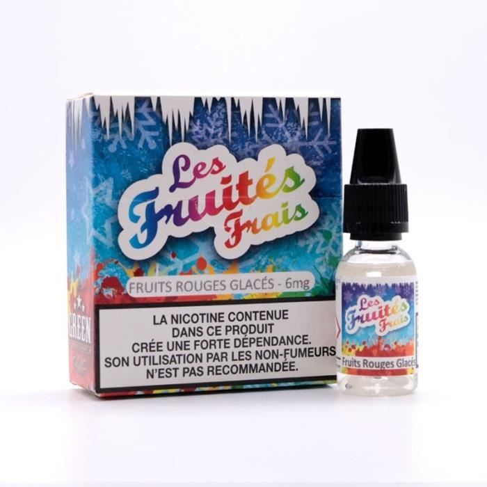 BLACK FRIDAY – Green Vapes – Fruits Rouges Glacés – 10ML – 0MG – Pack X5 - LEADERCLOPE