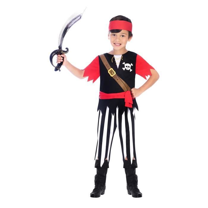 AMSCAN - Déguisement Pirate - Haut, pantalon et bandana