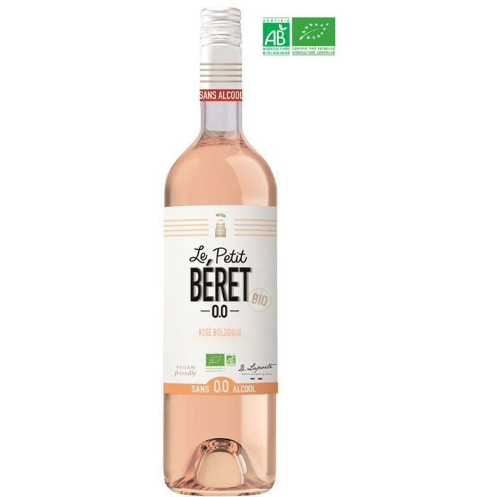 Le Petit Béret Rosé Bio sans alcool 0.0%