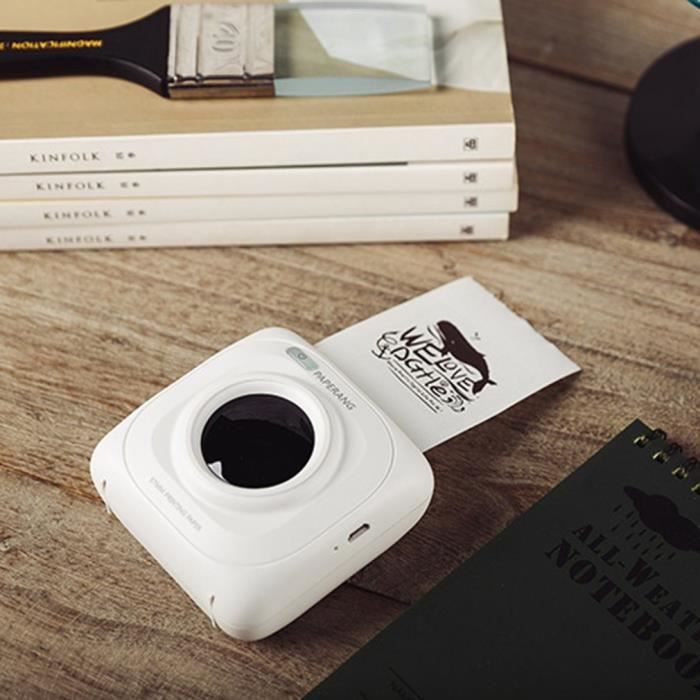Mini imprimante Photo Portable sans Fil Bluetooth 4.0 Cadeau pour Enfant ou étudiant