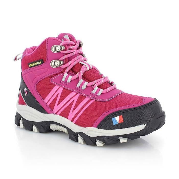 Chaussures Montantes De Randonnée Kimberfeel Vinson Fraise Femme