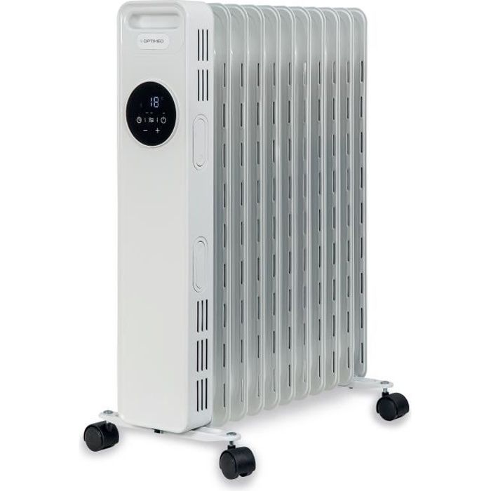 Radiateur bain d'huile - 3 niveaux de chauffage - écran digital