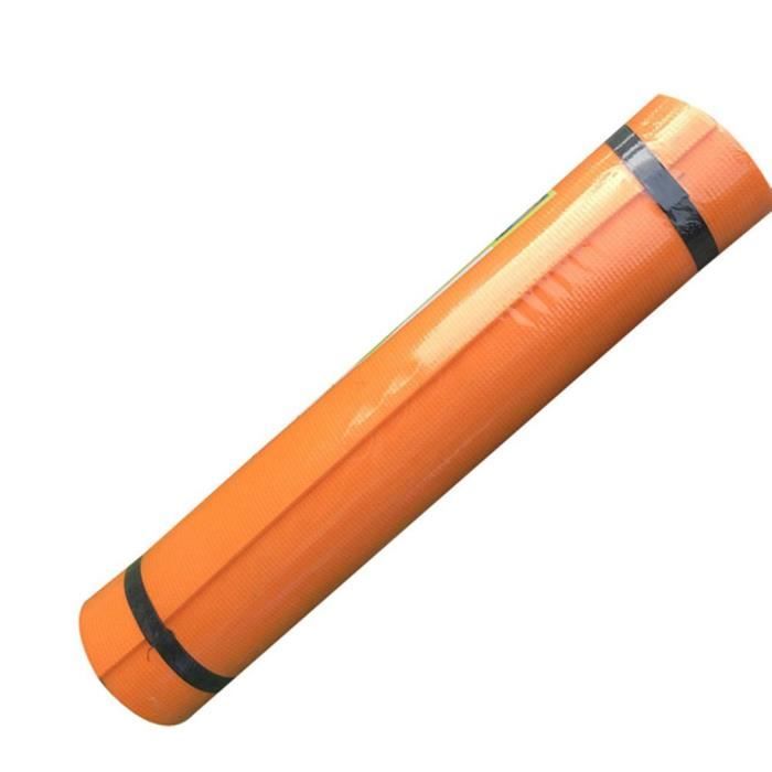 Tapis de yoga en caoutchouc 173*60*0.4cm - Orange