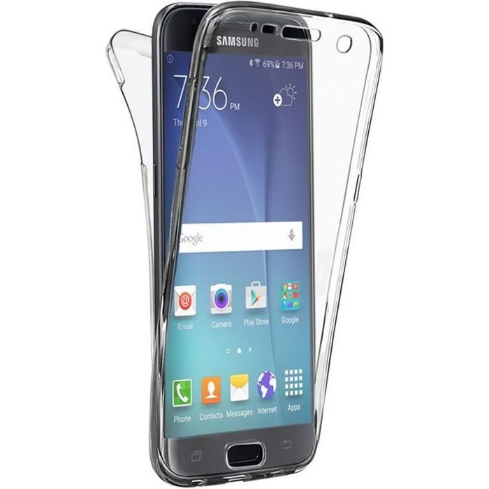 Coque Samsung Galaxy S5 -Housse Etui Gel TPU Intégrale Transparent Protection Avant Arrière Silicone Souple Phonillico®