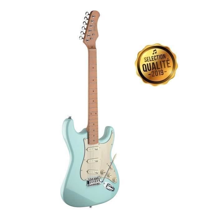 STAGG Guitare Electrique ST SES50M-SNB Vintage Bleu