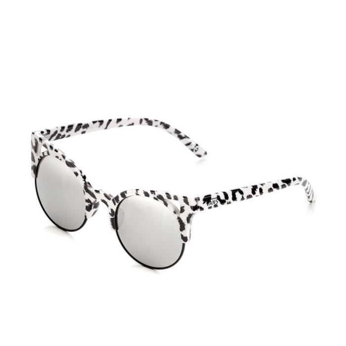 Lunettes de soleil noir/blanc femme Vans Window Pane