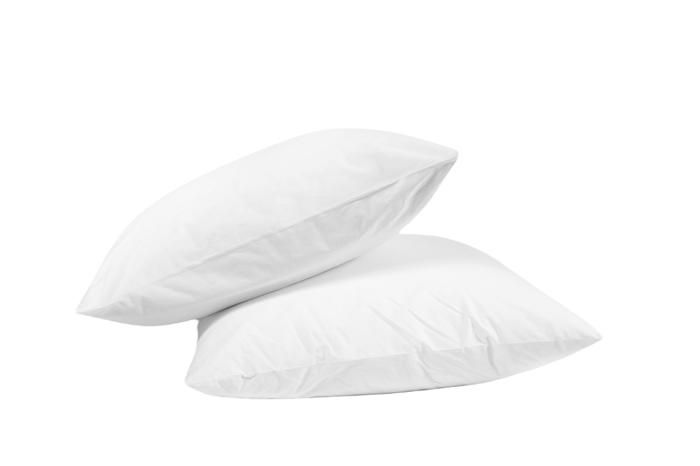 Lot de 2 oreillers moelleux Coton - 60x60 - 400grs - MORTREUX