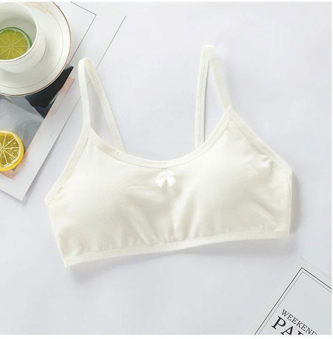 Soutien-Gorge D'Entraînement Coton Dos Croisé Pour Filles 8-10 Ans - Sport Et Quotidien