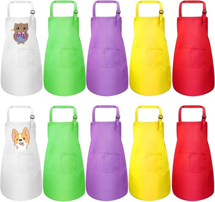 2 Packs Tablier de Cuisine Etanche Réglable Avec Poches Cuisson à Domicile Tabliers Pour Femmes 2 Packs Tablier de Cuisine Etanche Réglable Avec Poches Cuisson à Domicile Tabliers Pour Femmes
