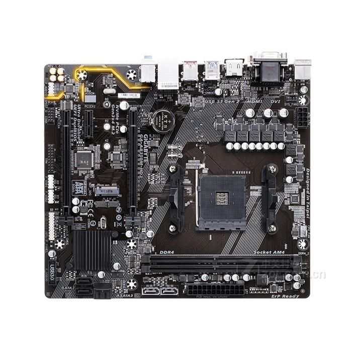 Carte mère GIGABYTE AB350M-HD3 AMD B350 Socket AM4 2xDDR4 SDRAM 128GB Micro ATX - Gigabyte