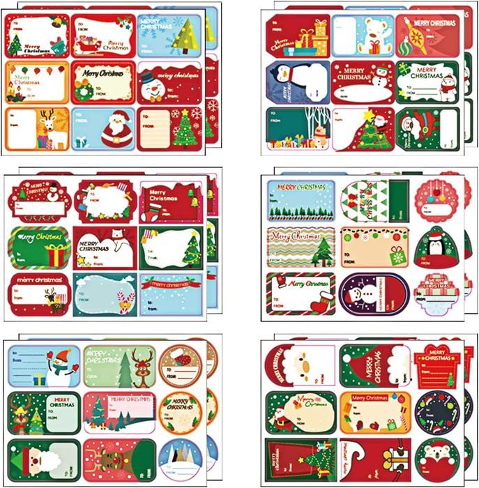 Étiquettes Cadeaux Noël – 50 Étiquettes En Papier Kraft + 50 Cordons De Jute – 25 Motifs Festifs (Sapins, Flocons, Étoiles…) – Pour Emballage, Déco Sapin, Bouteilles – DIY Fêtes