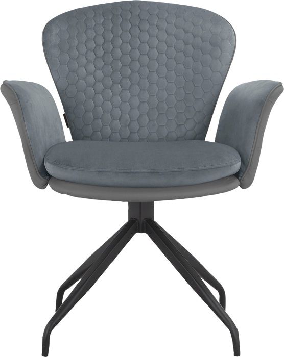 Lot de 2 chaises de salle à manger anthracite Lot de 2 chaises de salle à manger anthracite